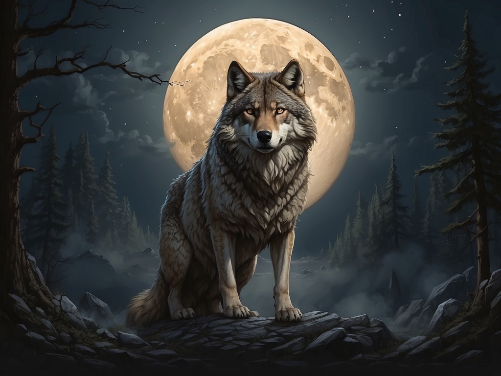 Embracing the Wolf Moon in Leo on January 25, 2024